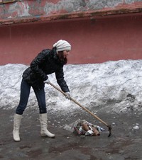 На субботнике