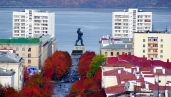 Североморск / Осень. Автор: Хмелевский А.К. (Североморский музей истории города и флота)