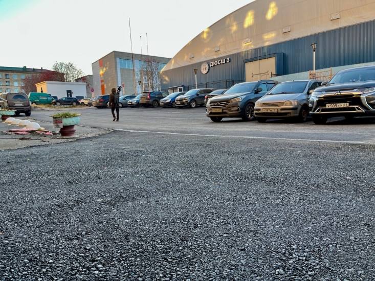 Дорожное полотно обновили в 25 дворах