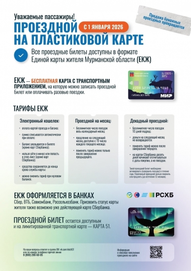 Проездные - в пластике!