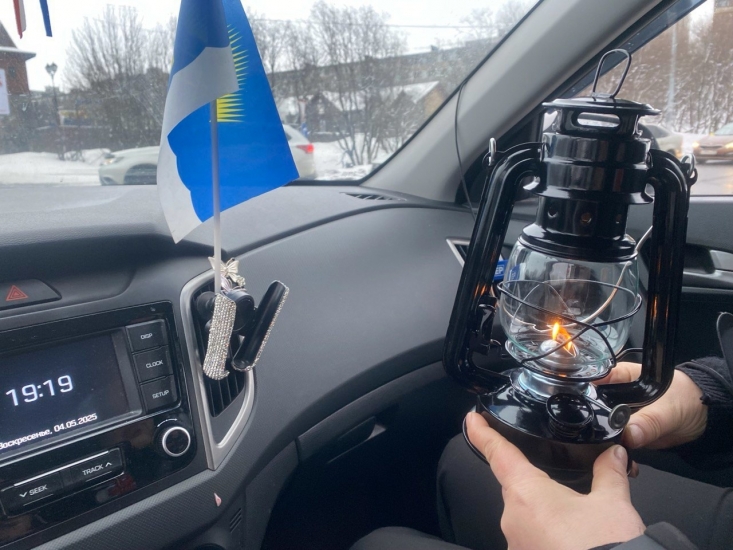 Огонь памяти прибыл в Североморск!