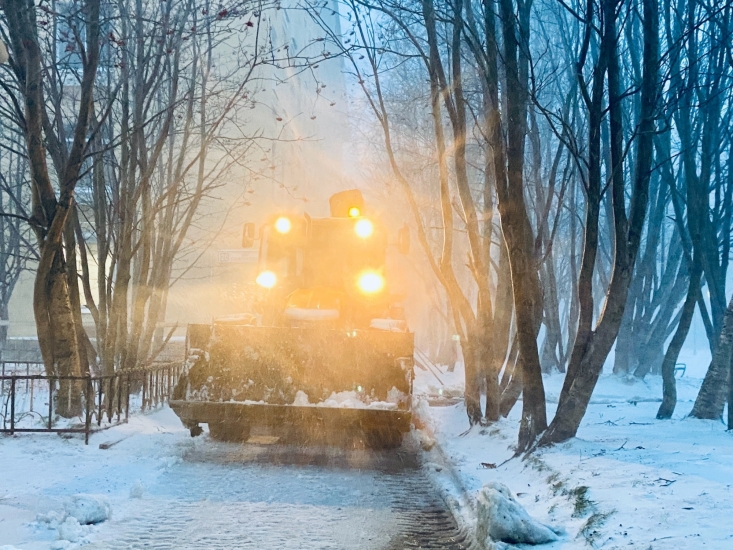 Коммунальные службы Североморска работают в усиленном режиме