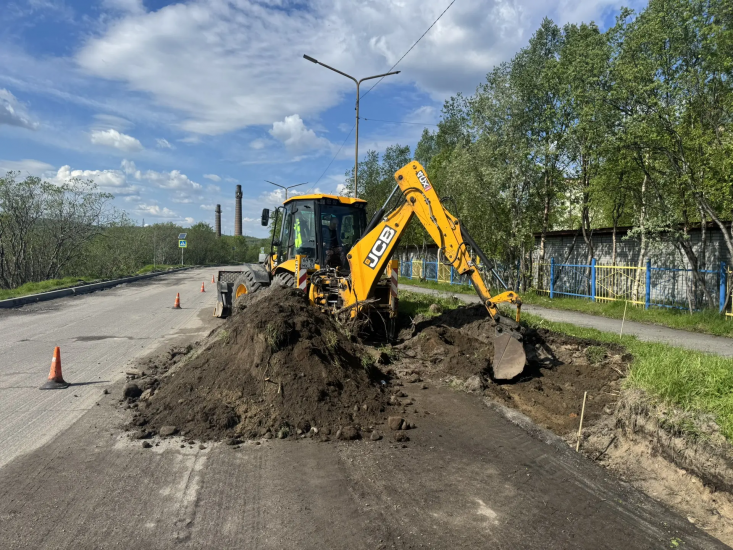 Ремонтно-дорожная кампания в Североморске набирает обороты