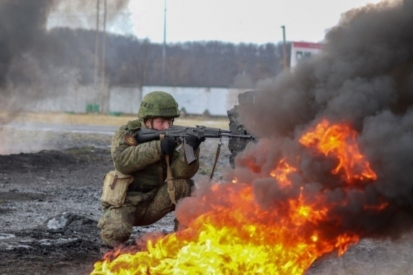 Занятия по огневой подготовке с боевой стрельбой